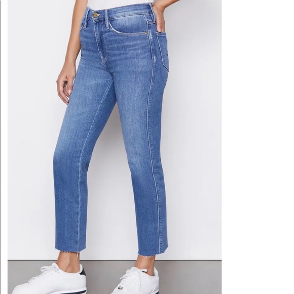 Frame Le Sylvie Slender Straight Jeans - Picture 1 of 4